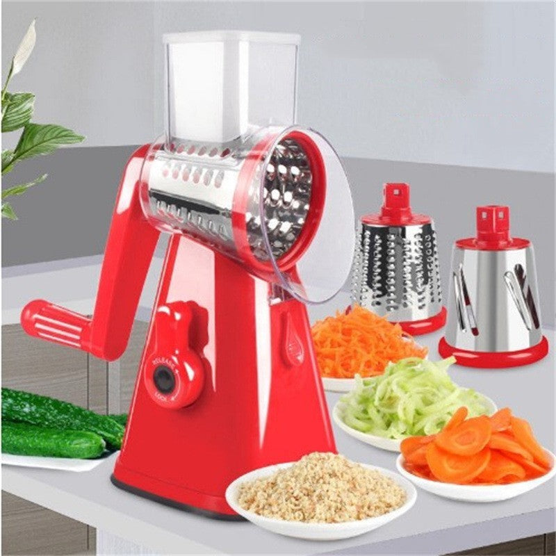 Multi-functional Vegetable Cutter Hand Drum Vegetable Cutter Slice