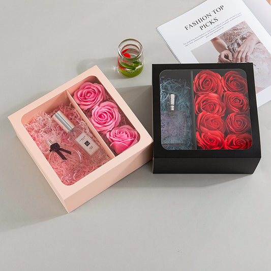 Qixi Festival Gift Flowers Portable Flower Box