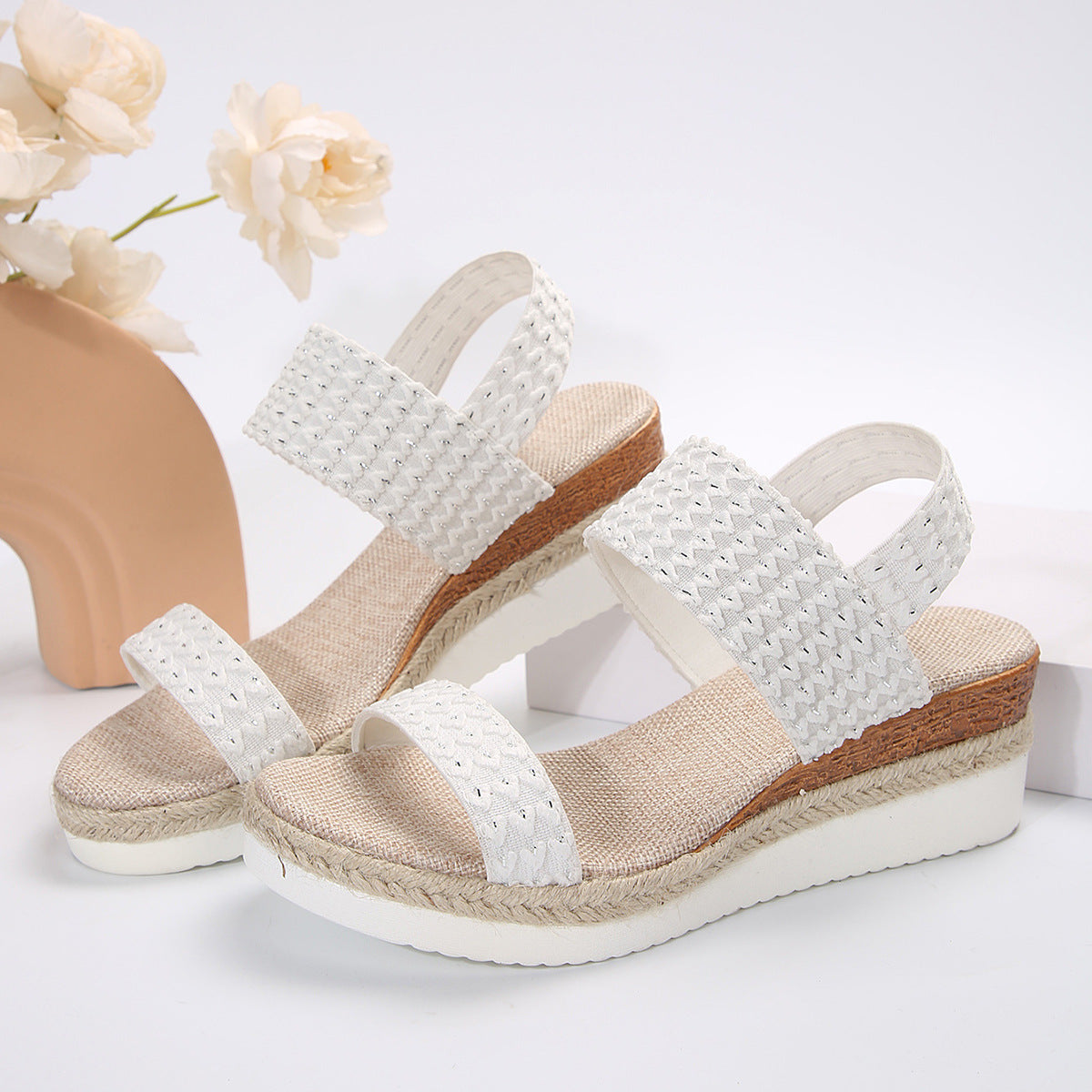 Summer Fashion Wedge Sandals For Women Peep-toe Shoes For Women