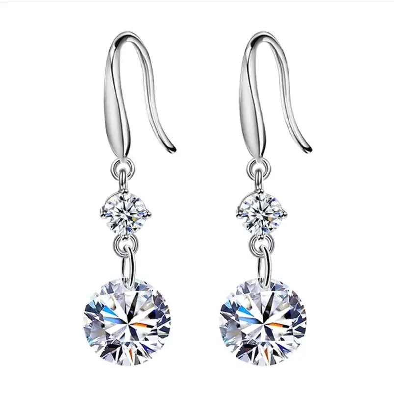 100% 925 Sterling Silver 2.82CT Moissanite Diamond Earrings For Women Long Tassel Earring Sparkling Party Fine Jewelry