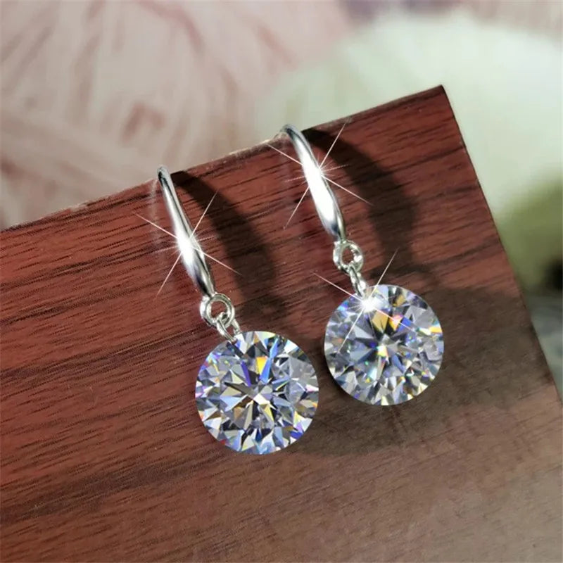 100% 925 Sterling Silver 2.82CT Moissanite Diamond Earrings For Women Long Tassel Earring Sparkling Party Fine Jewelry