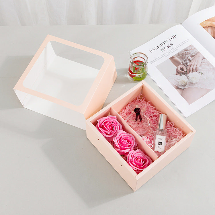 Qixi Festival Gift Flowers Portable Flower Box